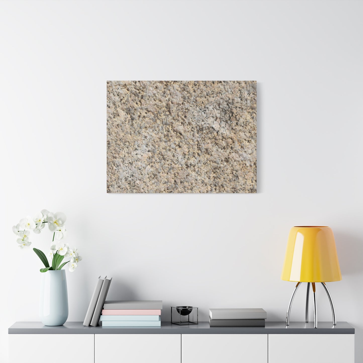 Granular Echoes - Unique Frameless Canvas Wall Art - Art By Earth