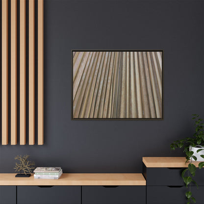Wooden Whispers - Unique Stretched Canvas Wall Art - Art By Earth