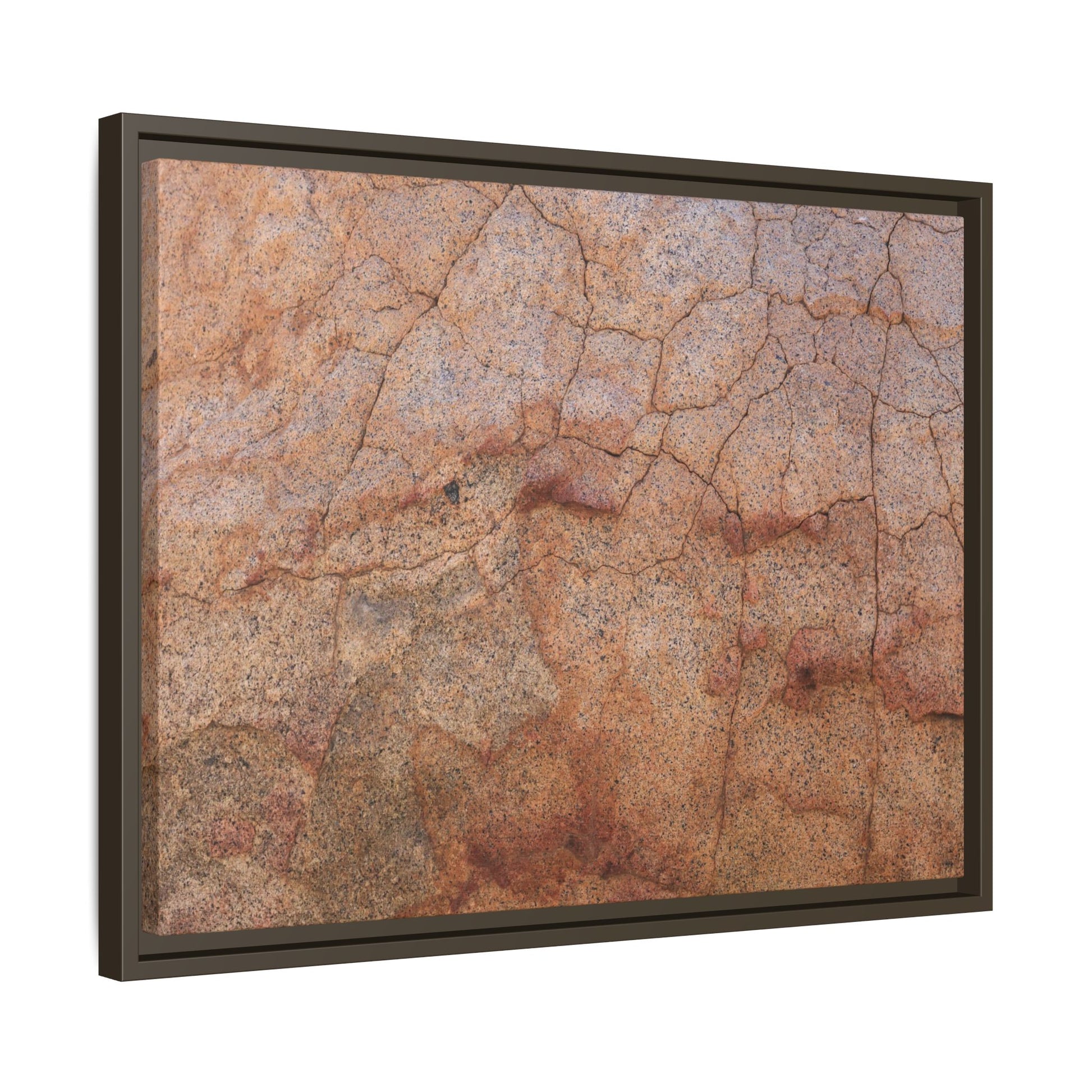 Russet Fissures - Unique Stretched Canvas Wall Art - Art By Earth