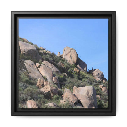 Ancient Boulders in Arid Landscape - Unique Stretched Canvas Wall Art - Art By Earth