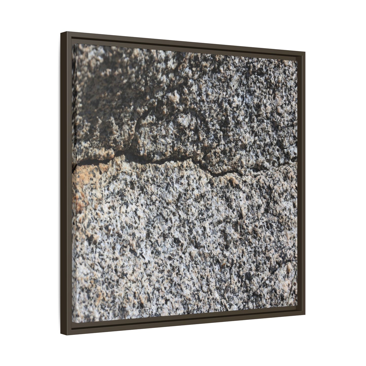Weathered Stone Surface - Unique Stretched Canvas Wall Art