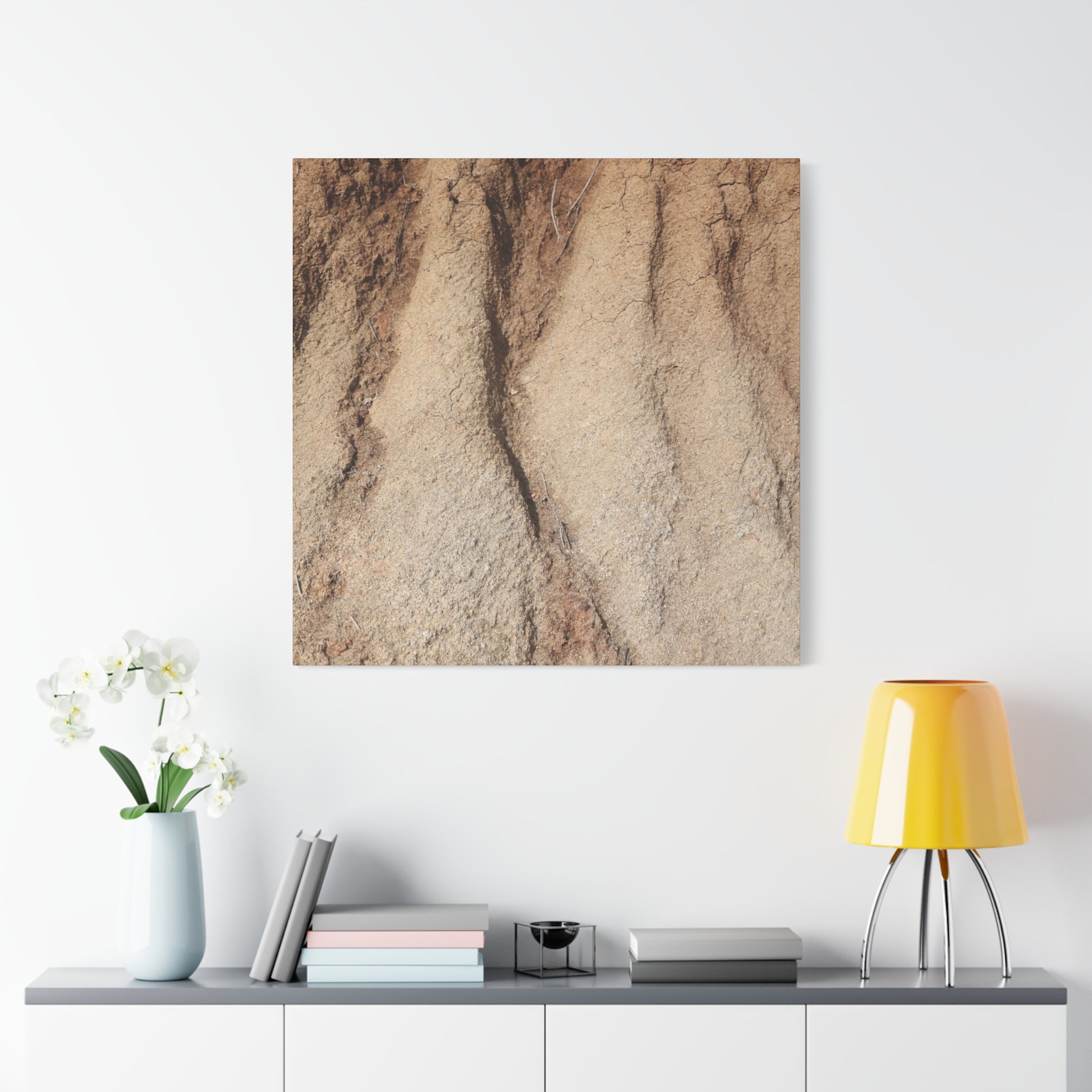 Weathered Earth - Unique Frameless Canvas Wall Art - Art By Earth