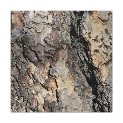 Wooden Labyrinth - Unique Frameless Canvas Wall Art - Art By Earth