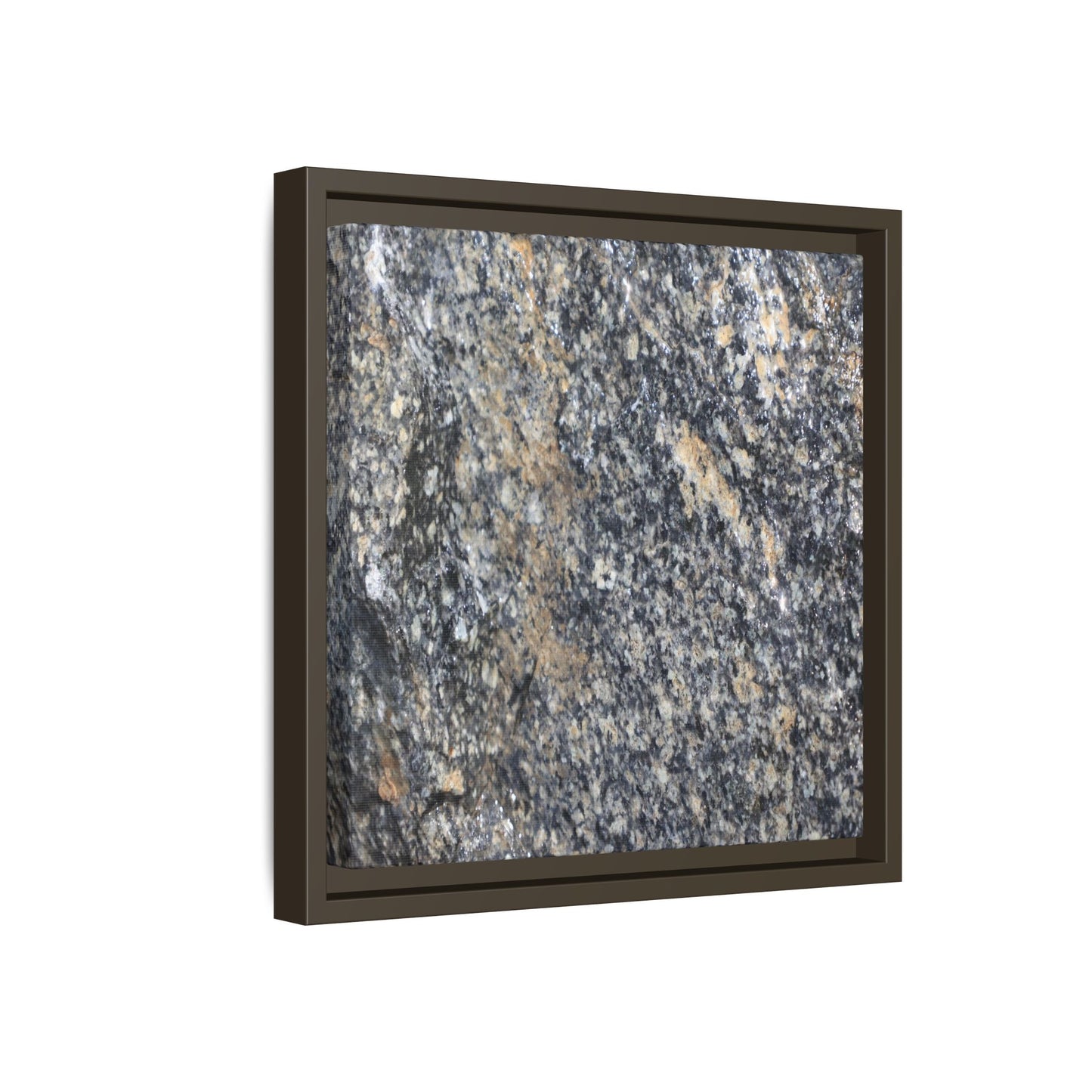 Crystalline Echoes - Unique Stretched Canvas Wall Art - Art By Earth