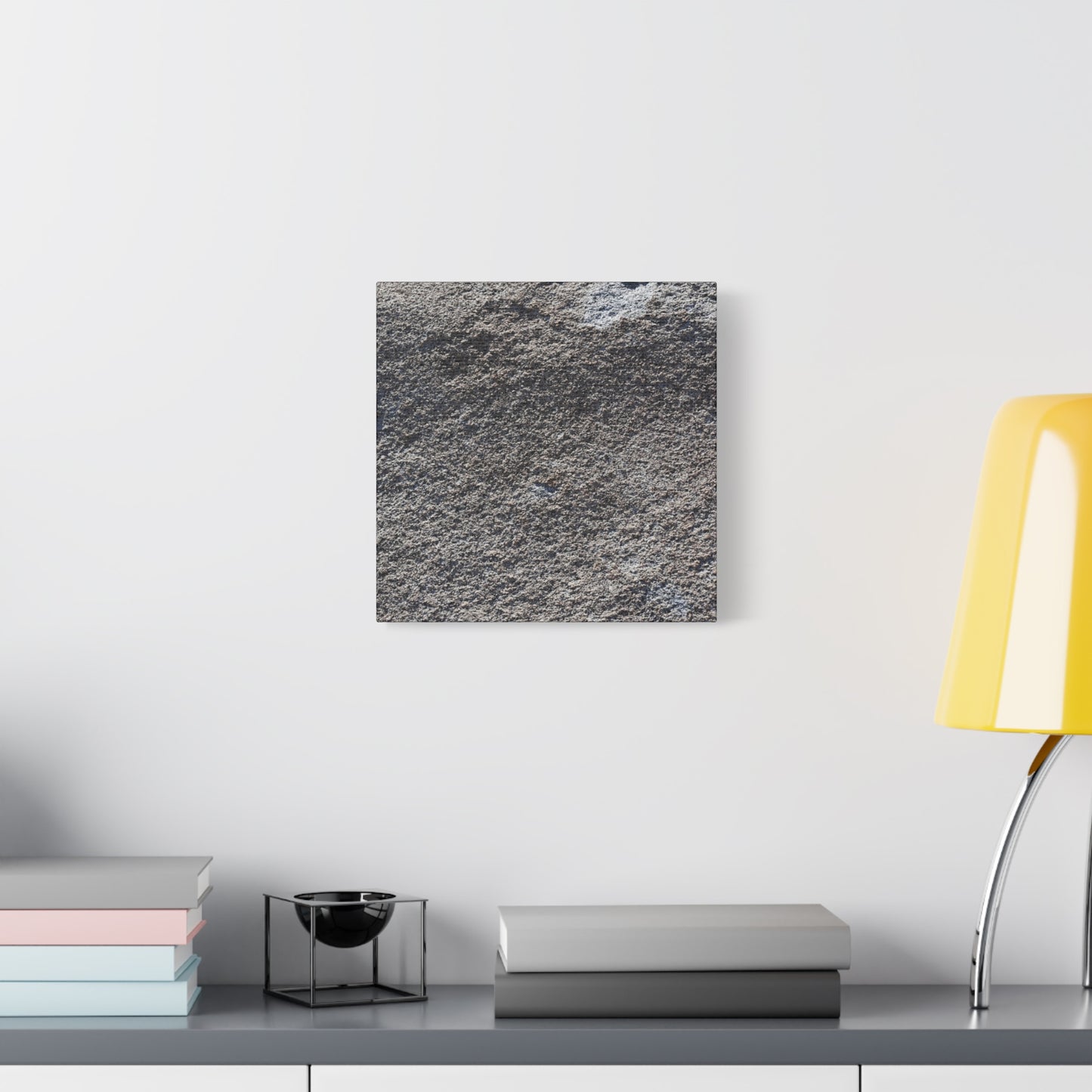 Textured Ground Surface - Unique Frameless Canvas Wall Art