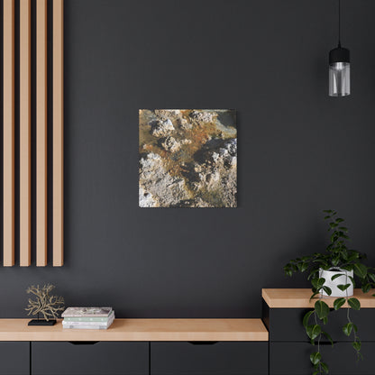 Mineral Landscape - Unique Frameless Canvas Wall Art