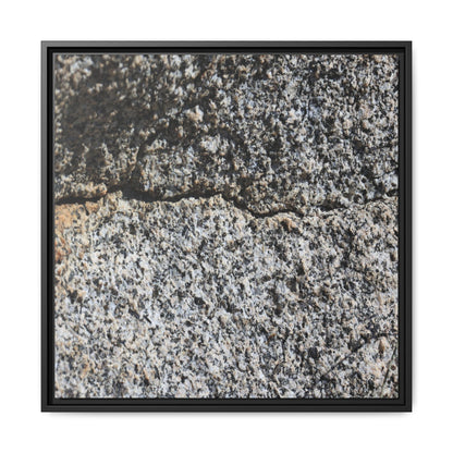 Weathered Stone Surface - Unique Stretched Canvas Wall Art