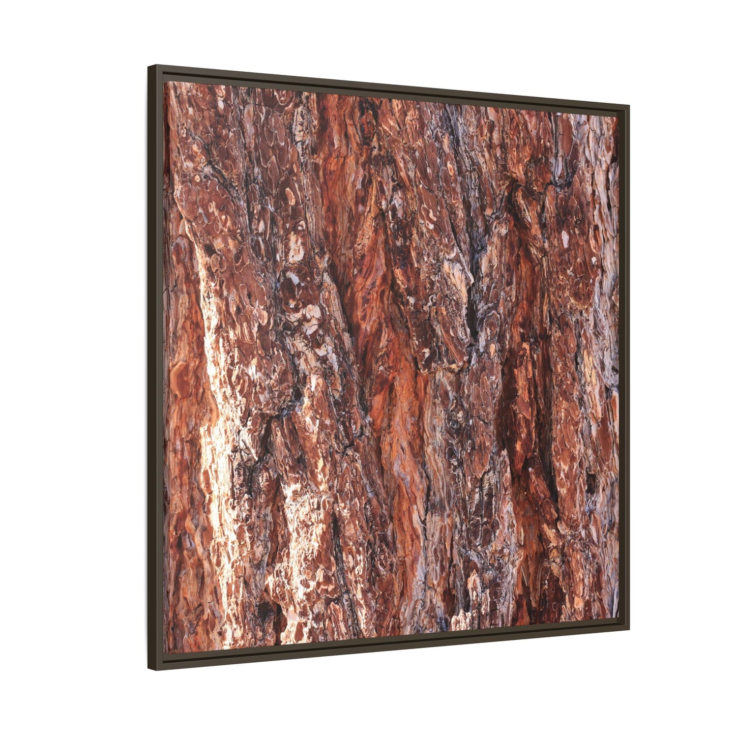 Wooden Mosaic - Unique Stretched Canvas Wall Art