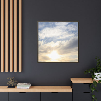 Sky's Ethereal Whisper - Unique Stretched Canvas Wall Art - Art By Earth