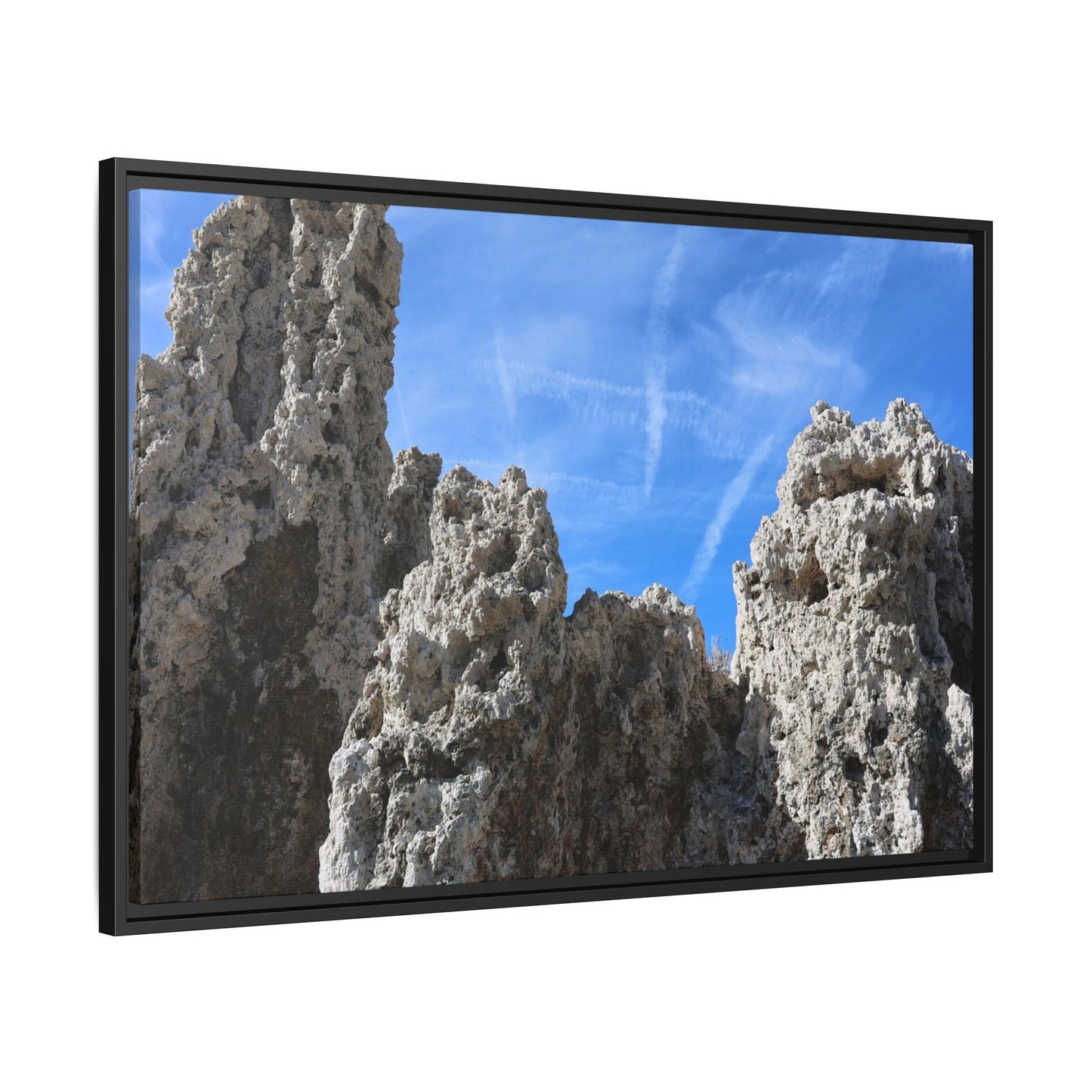 Weathered Sentinels - Unique Stretched Canvas Wall Art