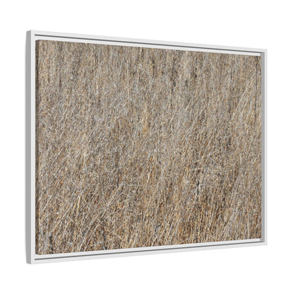 Dry Straw Symphony - Unique Stretched Canvas Wall Art - Art By Earth