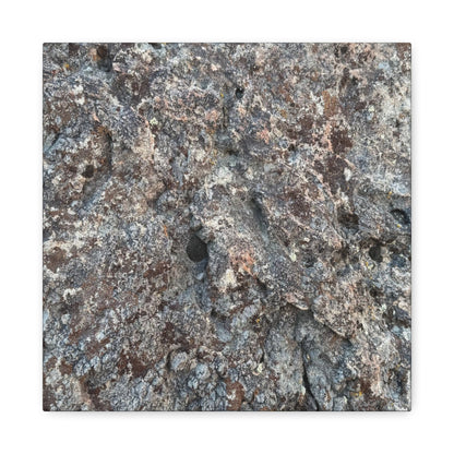 Rust and Granite - Unique Frameless Canvas Wall Art