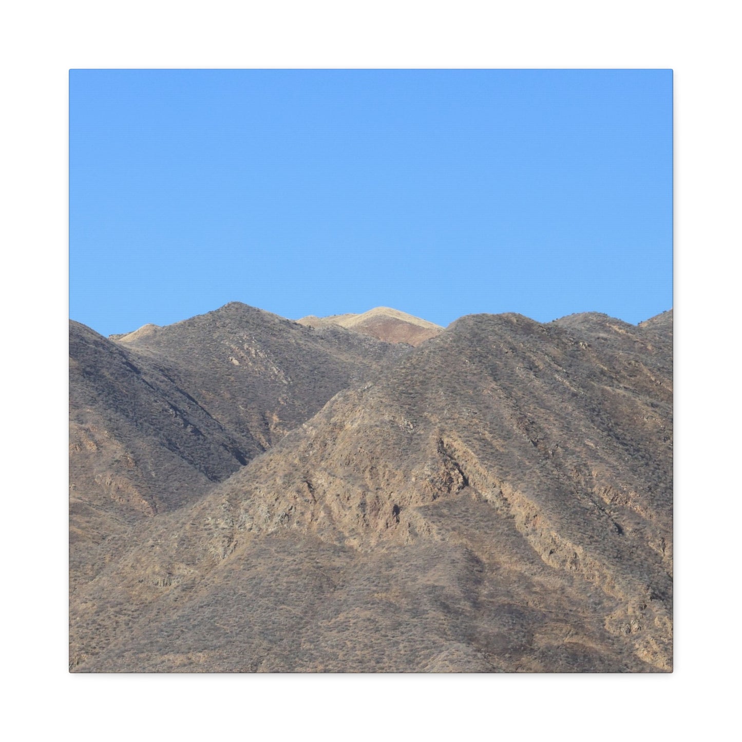 Silent Peaks - Unique Frameless Canvas Wall Art - Art By Earth