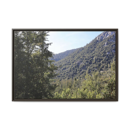 Mountain Valley Forest - Unique Stretched Canvas Wall Art