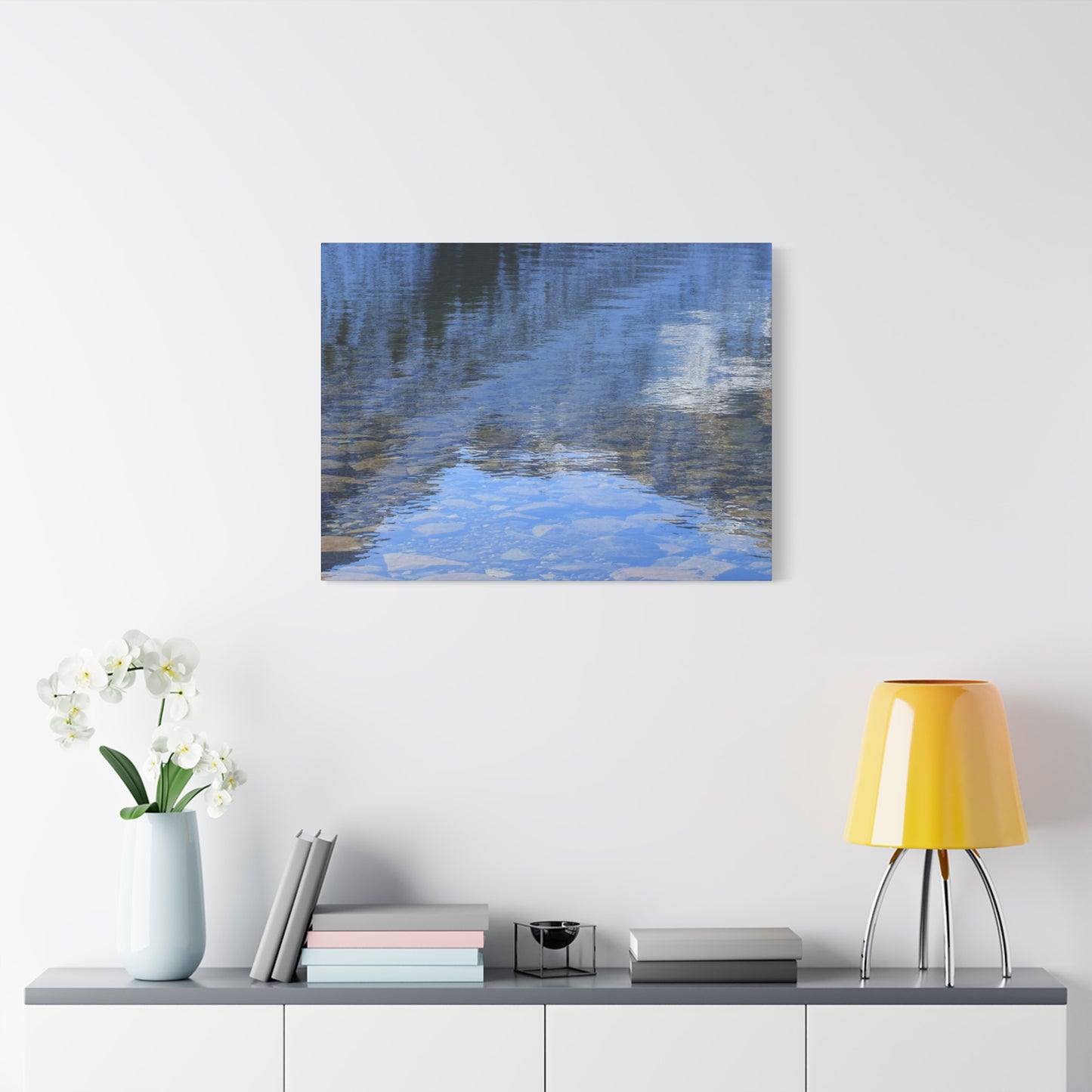 Reflections of Tranquility - Unique Frameless Canvas Wall Art