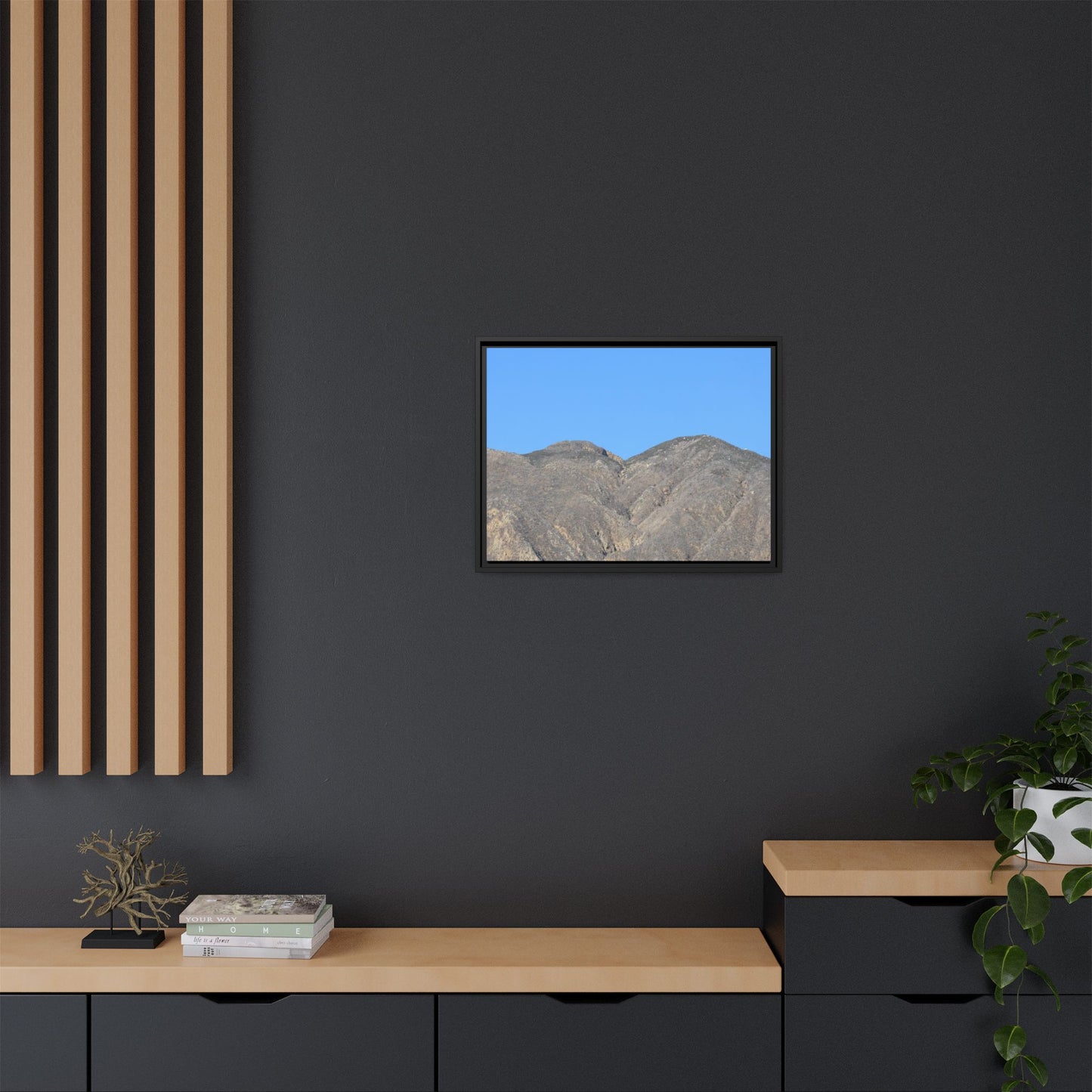 Arid Mountain Breath - Unique Stretched Canvas Wall Art - Art By Earth