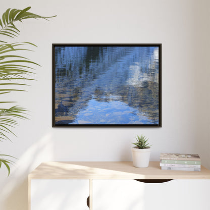 Reflected Stones - Unique Stretched Canvas Wall Art