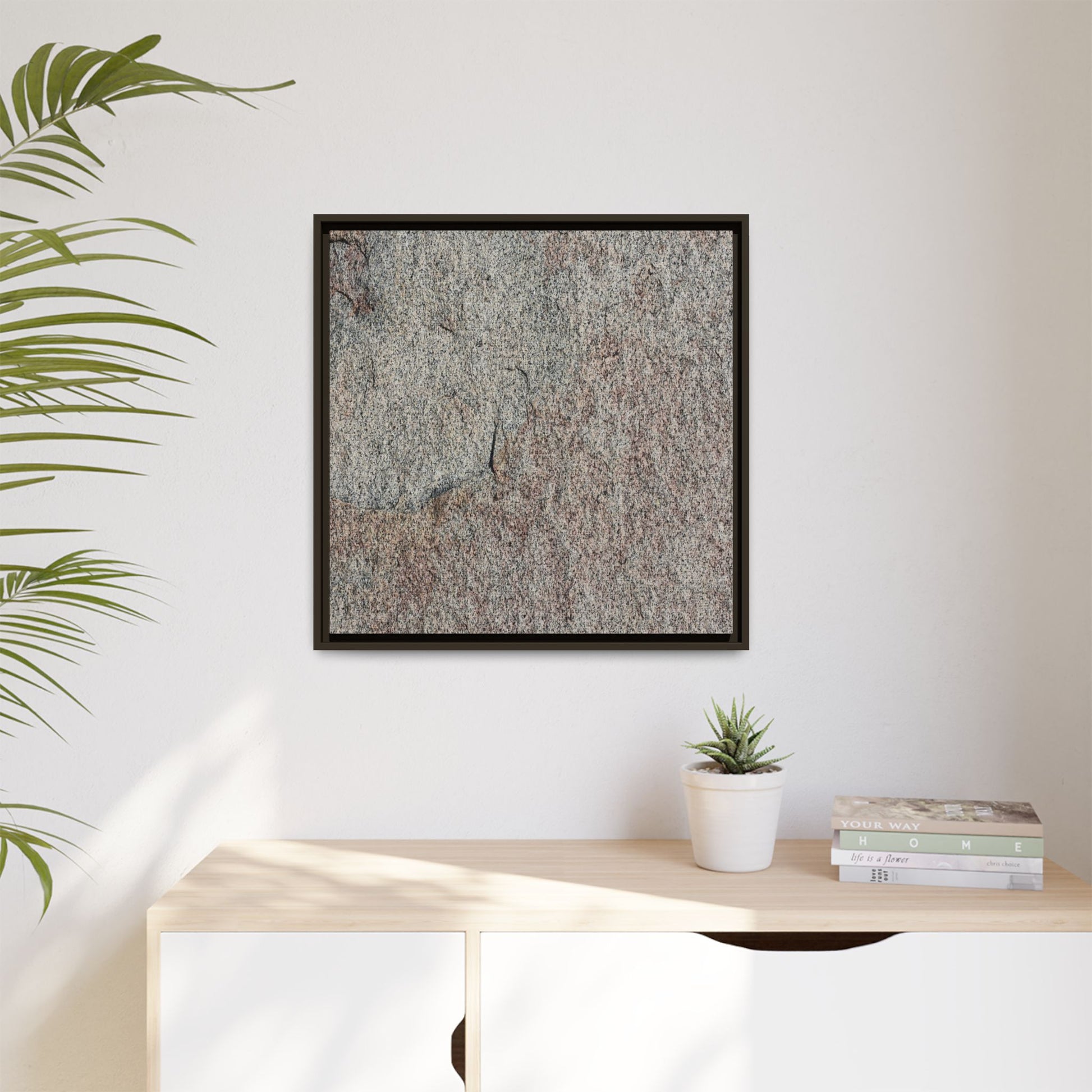 Fissured Stone - Unique Stretched Canvas Wall Art - Art By Earth