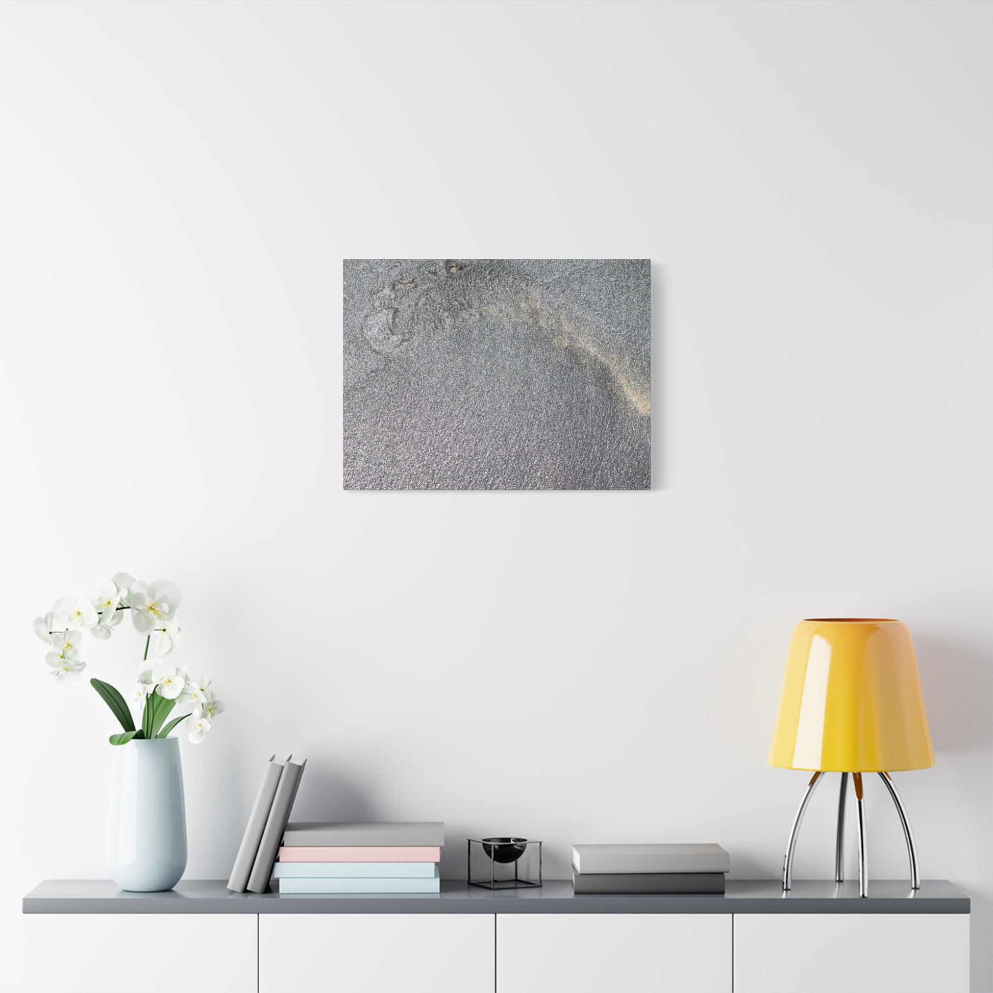 Ephemeral Whispers of Granite - Unique Frameless Canvas Wall Art - Art By Earth