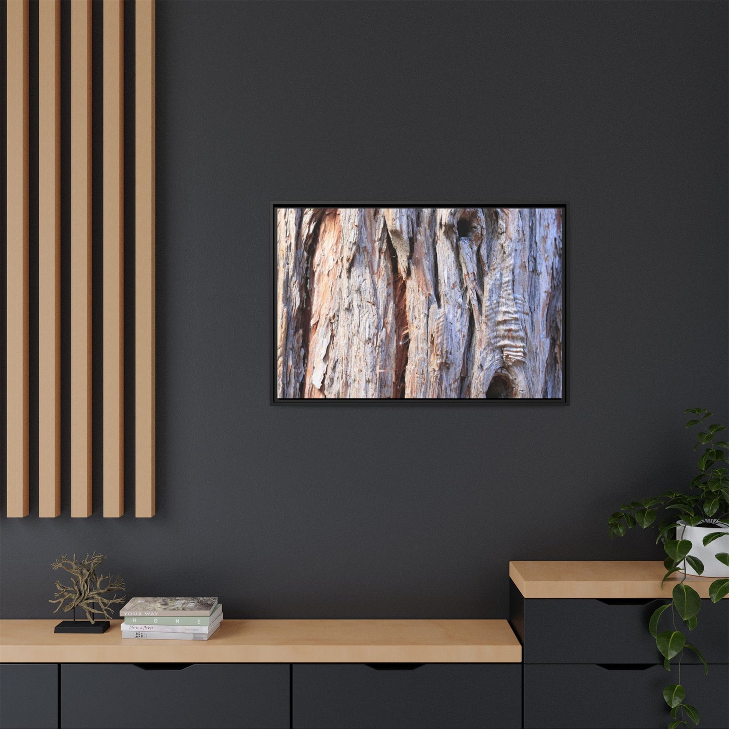 Nature's Grain - Unique Stretched Canvas Wall Art - Art By Earth
