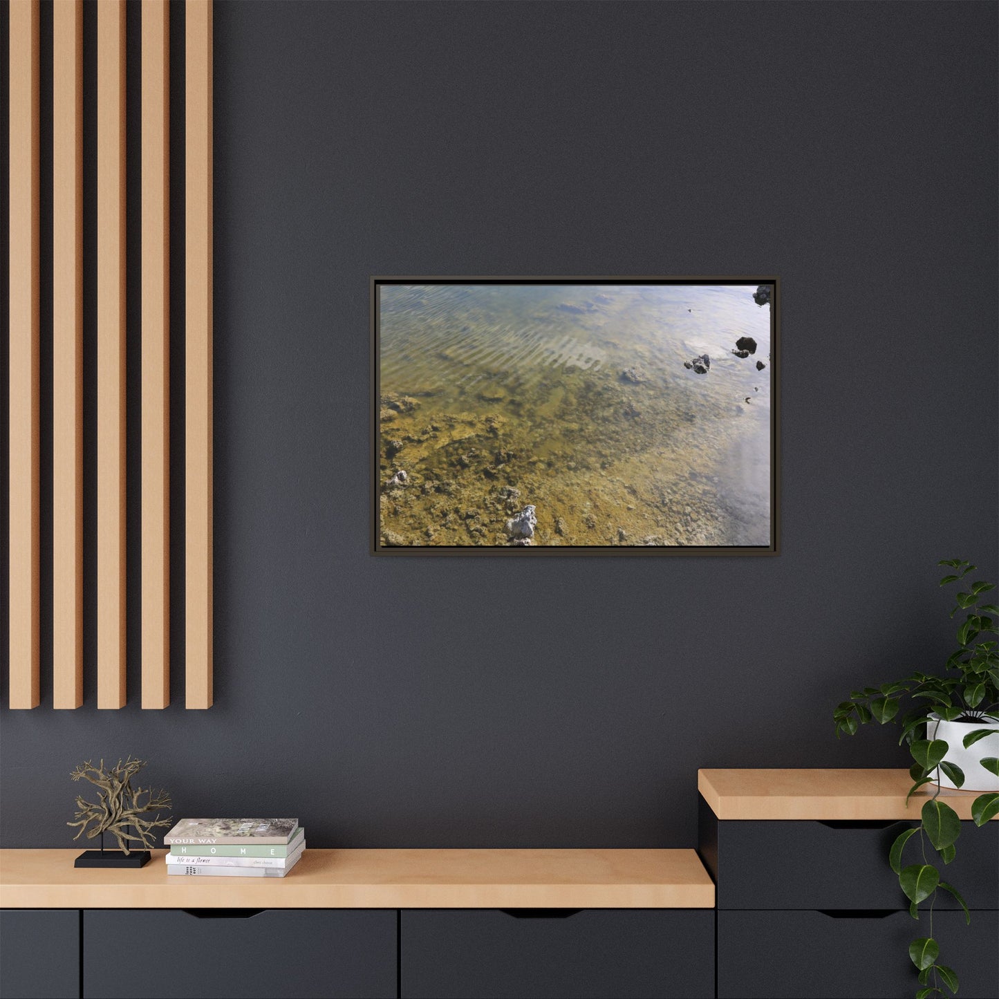 Ripples of Stone - Unique Stretched Canvas Wall Art