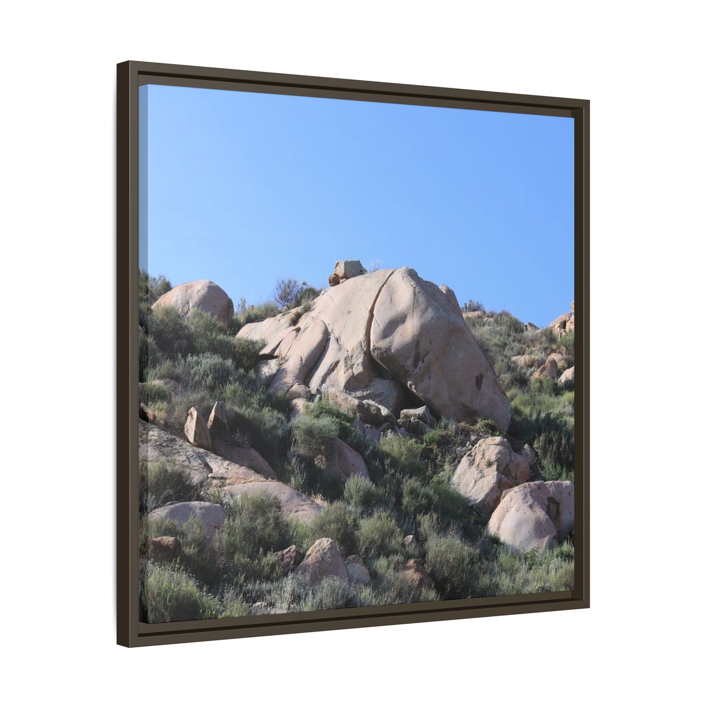Ancient Stone Landscape - Unique Stretched Canvas Wall Art - Art By Earth