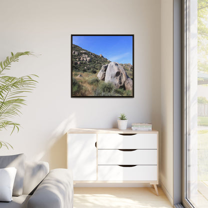 Ancient Stone Guardian - Unique Stretched Canvas Wall Art - Art By Earth