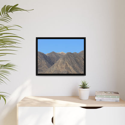 Echoes of Barren Peaks - Unique Stretched Canvas Wall Art - Art By Earth