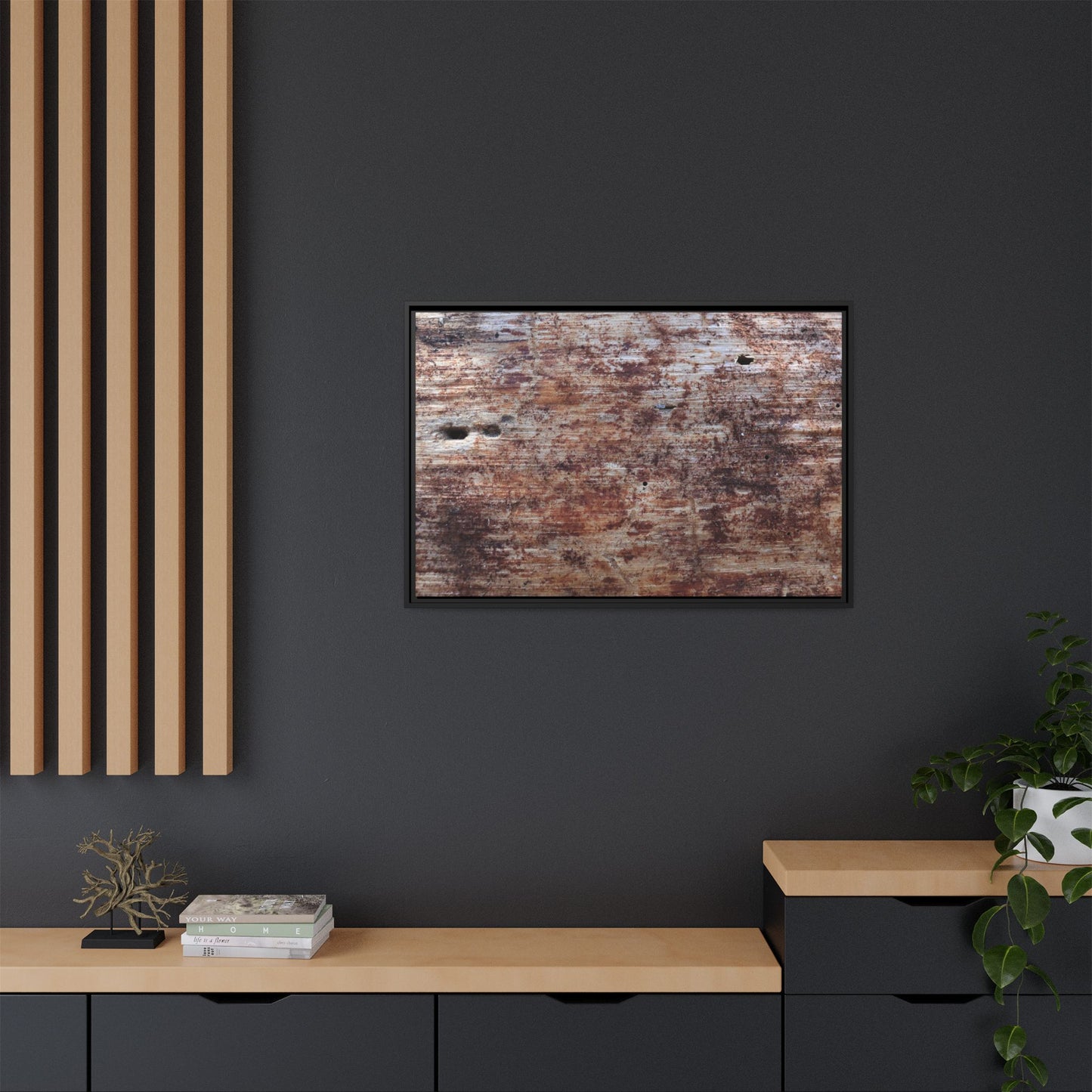 Rustic Textures - Unique Stretched Canvas Wall Art - Art By Earth
