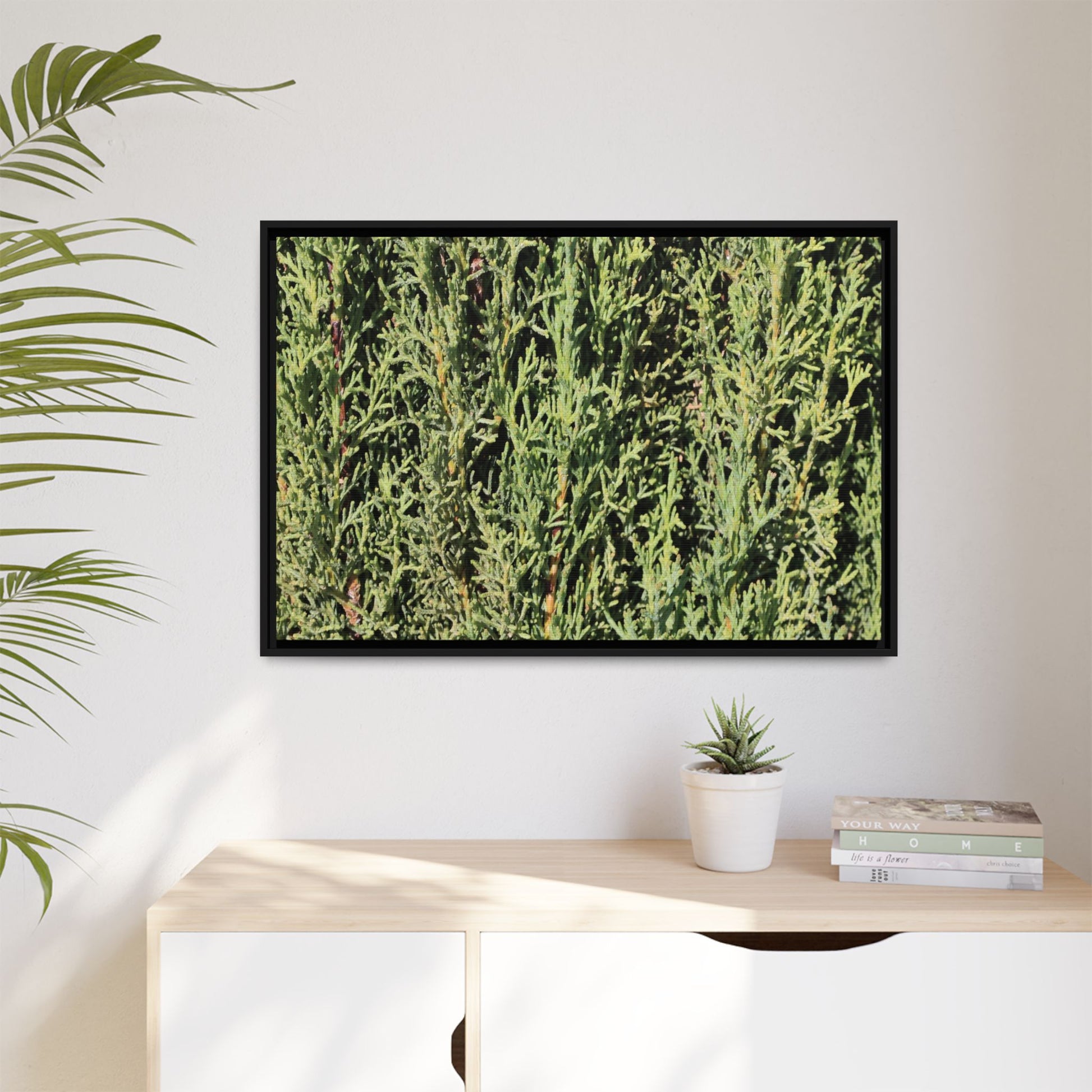 Emerald Labyrinth - Unique Stretched Canvas Wall Art - Art By Earth