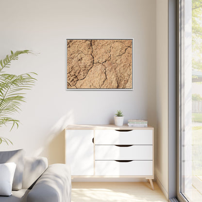 Parched Land - Unique Stretched Canvas Wall Art - Art By Earth