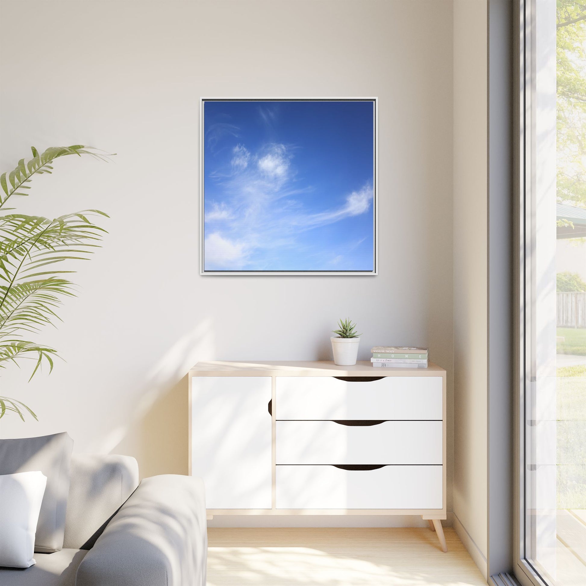 Blue Serenity - Unique Stretched Canvas Wall Art - Art By Earth