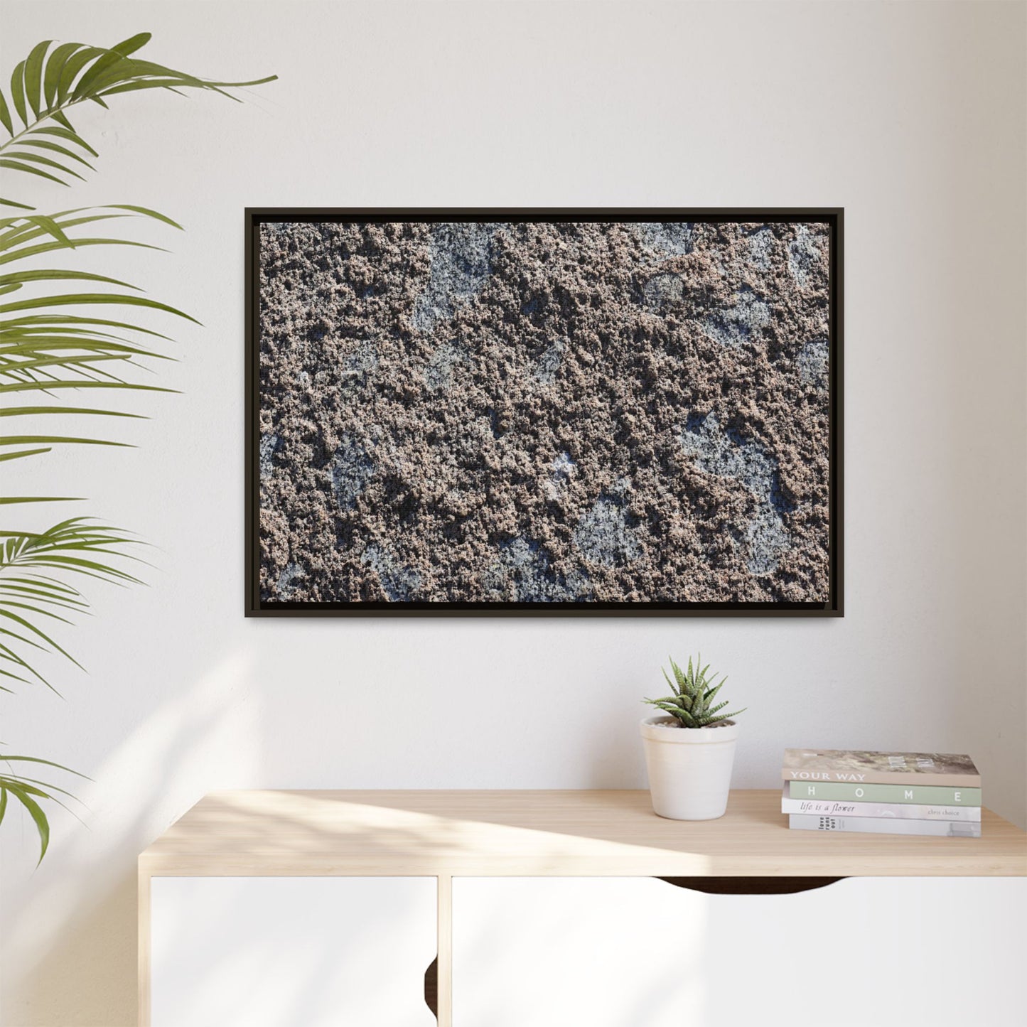 Textured Ground - Unique Stretched Canvas Wall Art