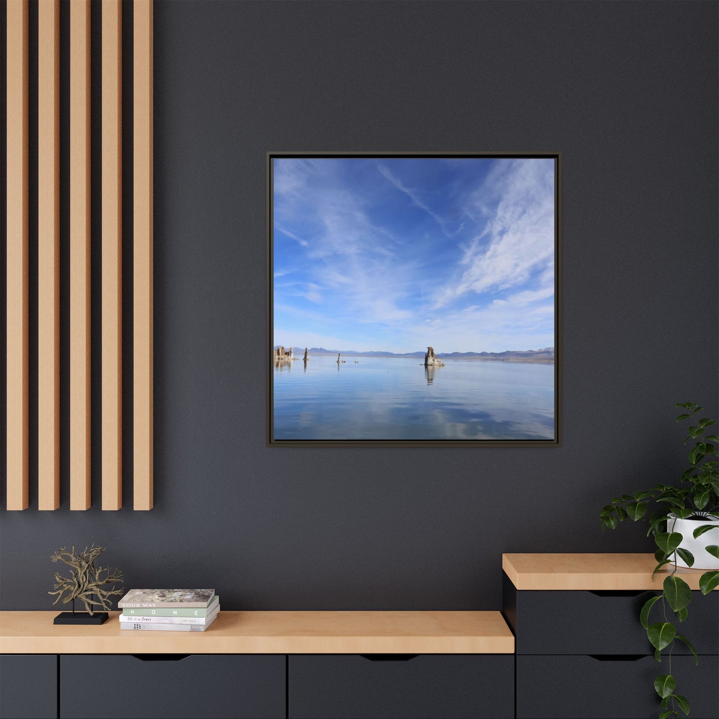 Whispers of Stillness - Unique Stretched Canvas Wall Art
