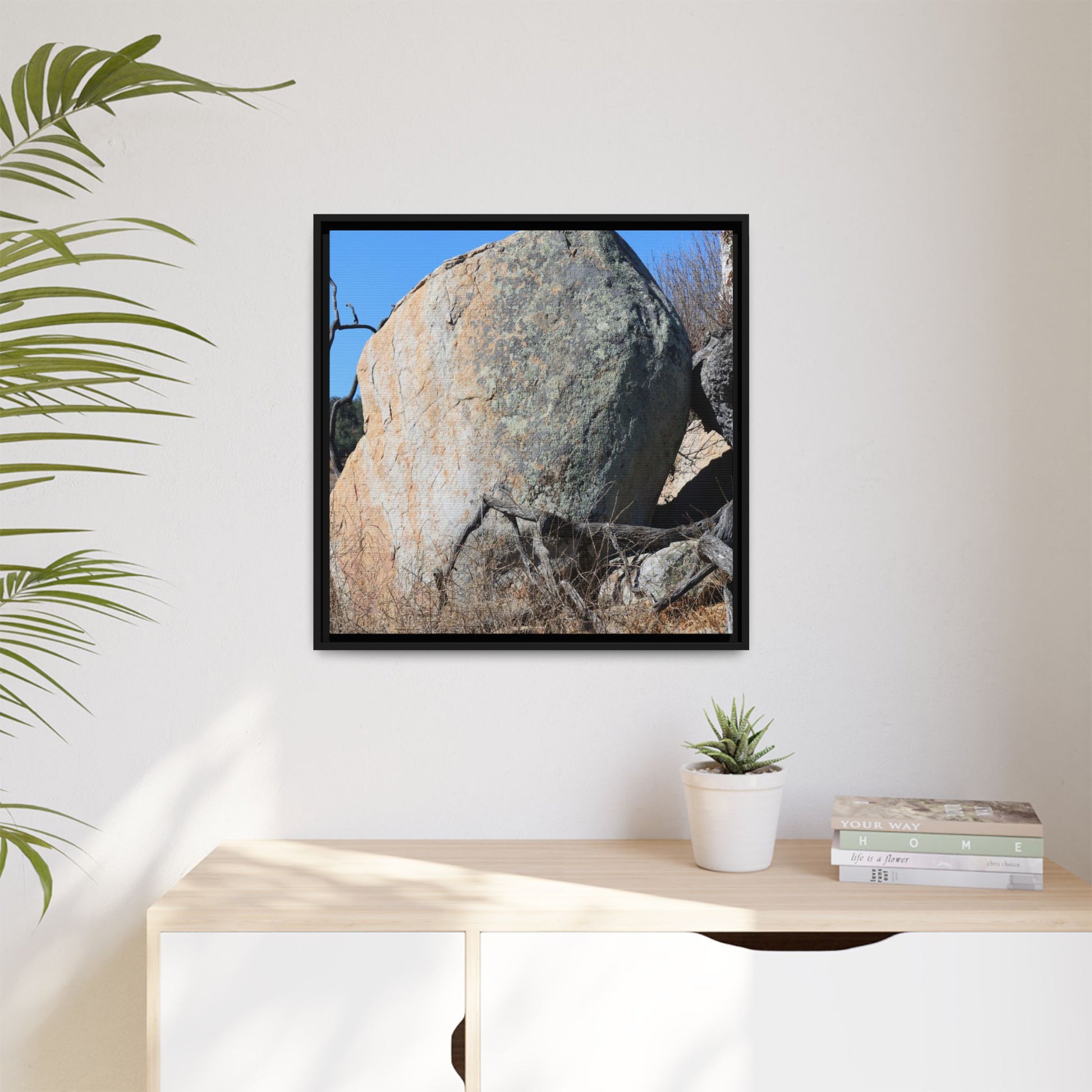 Stony Sentinel - Unique Stretched Canvas Wall Art - Art By Earth
