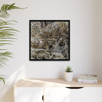 Tangled Whispers of Autumn - Unique Stretched Canvas Wall Art - Art By Earth