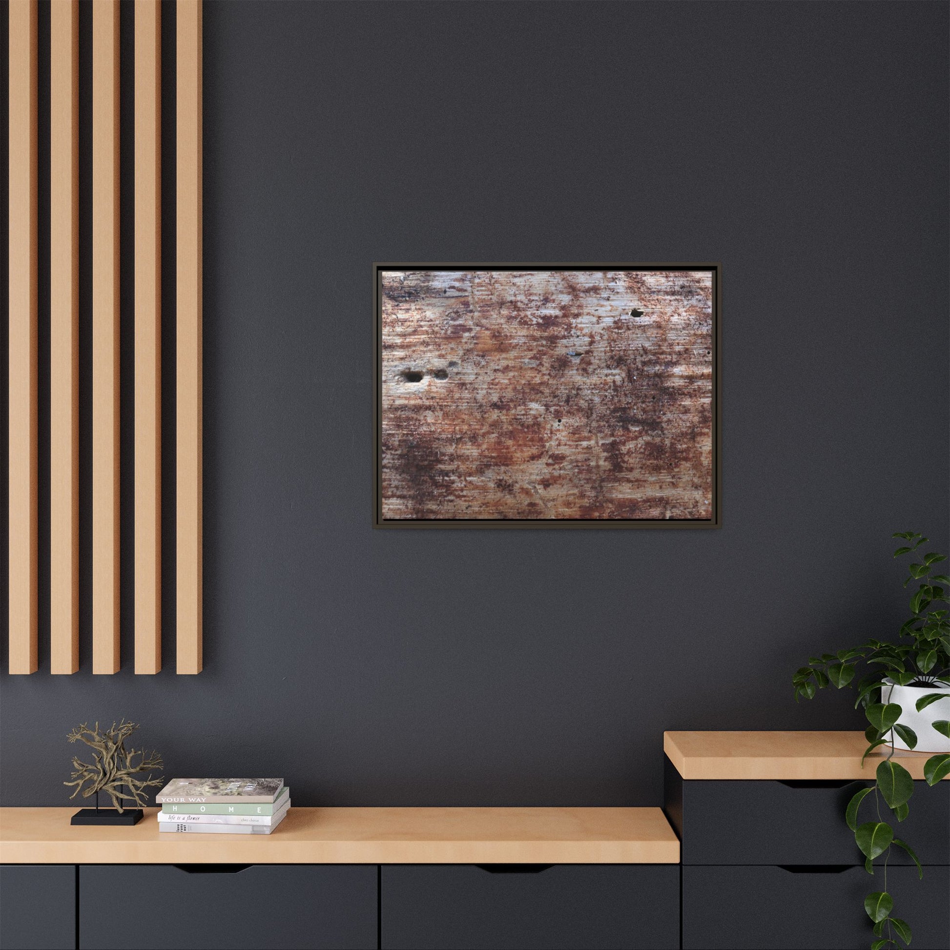 Rustic Textures - Unique Stretched Canvas Wall Art - Art By Earth