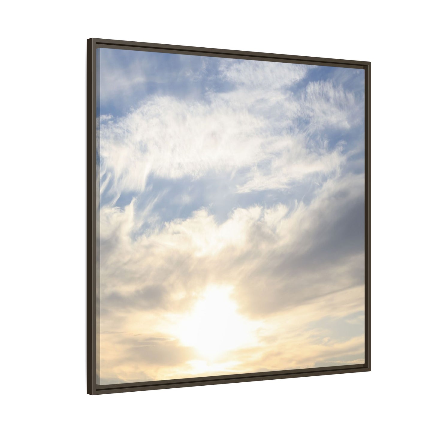 Sky's Ethereal Whisper - Unique Stretched Canvas Wall Art - Art By Earth