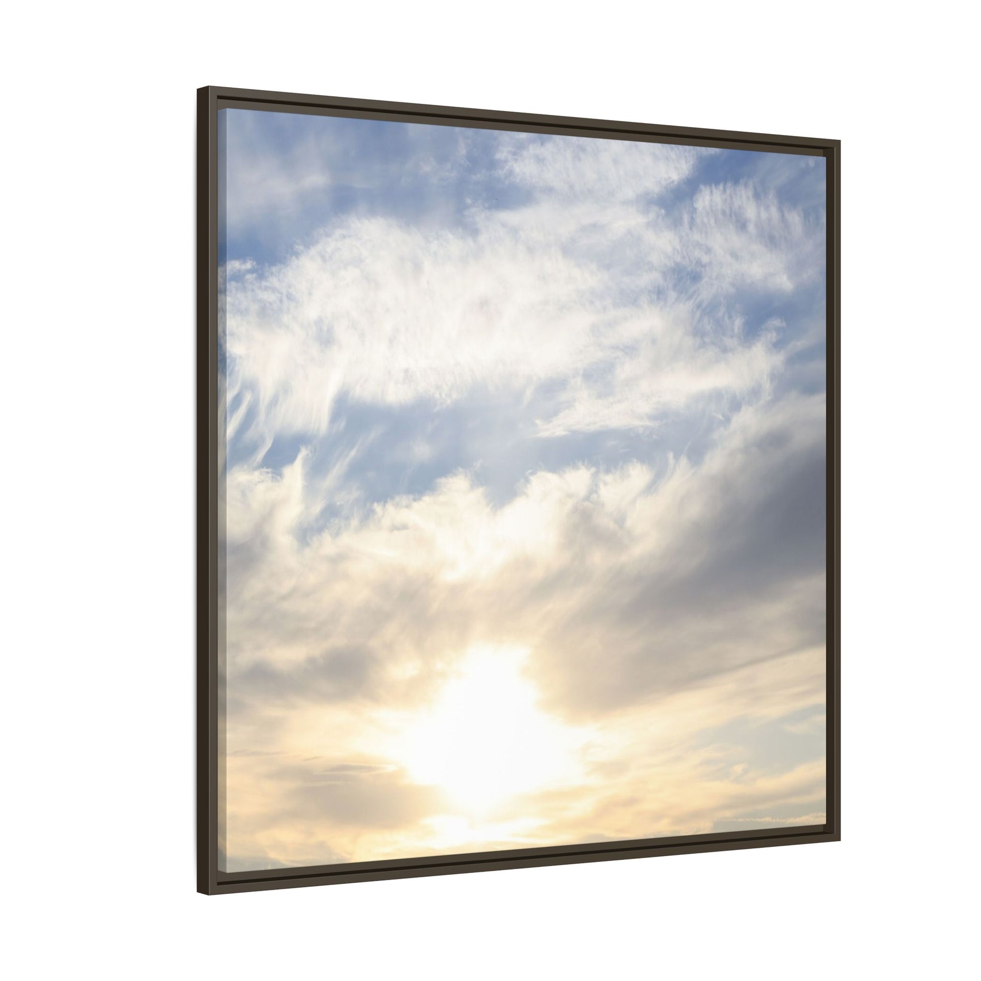 Sky's Ethereal Whisper - Unique Stretched Canvas Wall Art - Art By Earth