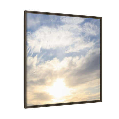 Sky's Ethereal Whisper - Unique Stretched Canvas Wall Art - Art By Earth