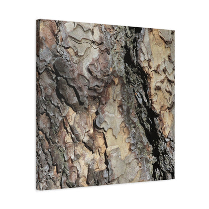 Wooden Labyrinth - Unique Frameless Canvas Wall Art - Art By Earth