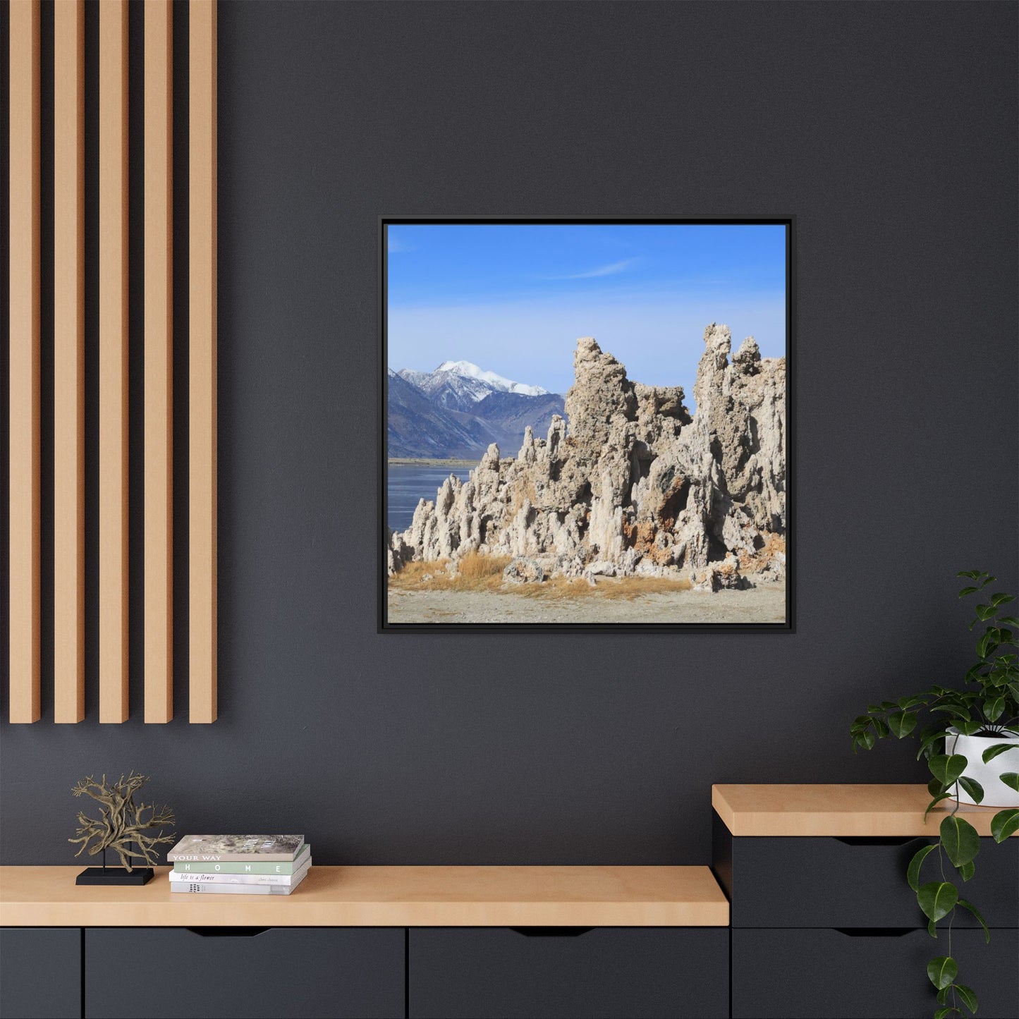 Mono Lake Tufa - Unique Stretched Canvas Wall Art
