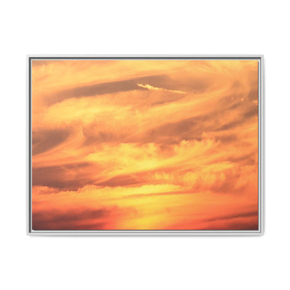 Burning Skies - Unique Stretched Canvas Wall Art - Art By Earth