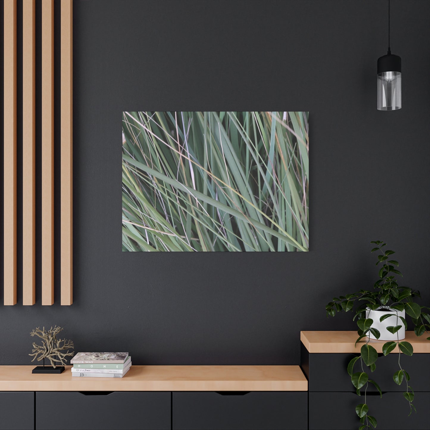 Whispers of Green - Unique Frameless Canvas Wall Art - Art By Earth