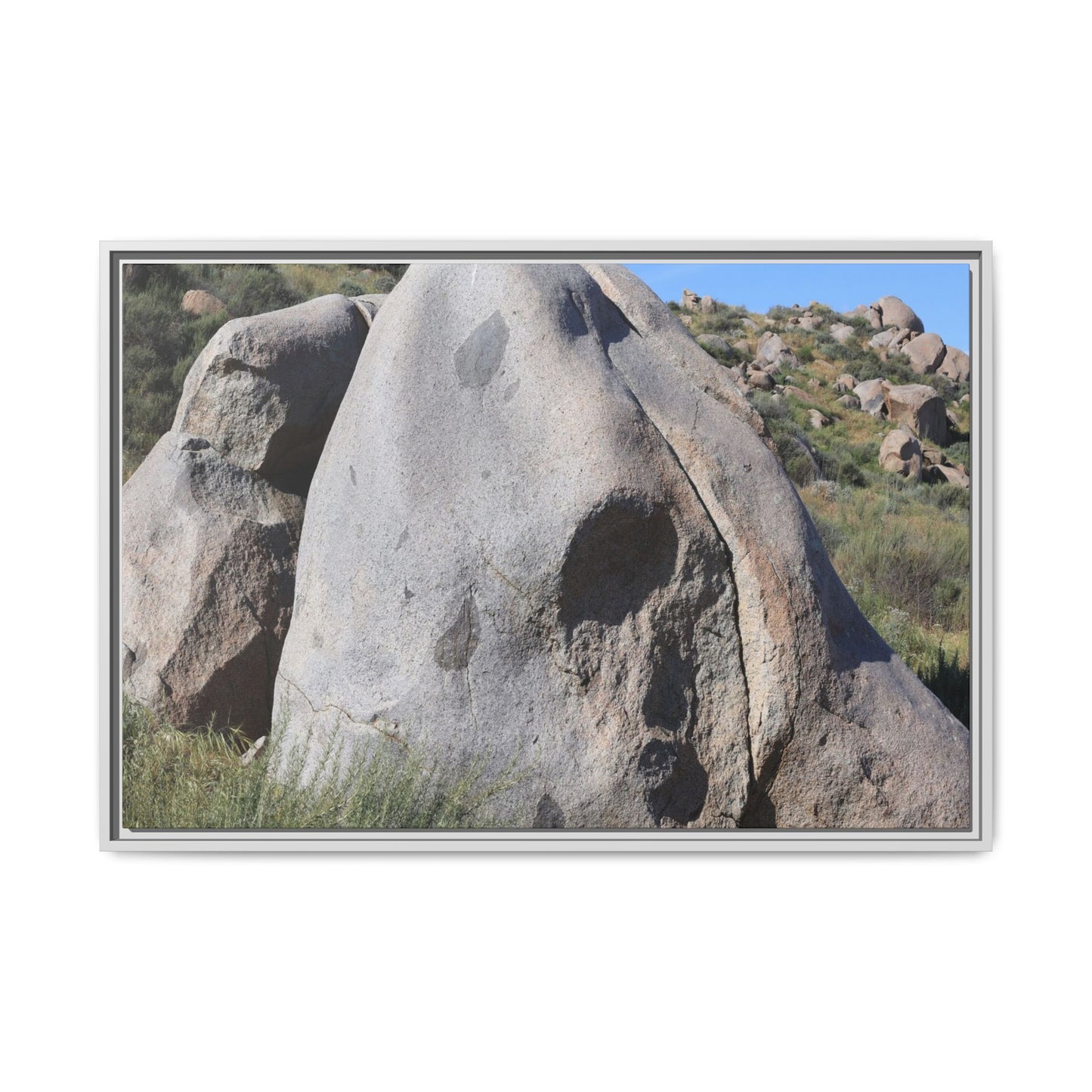 Skull Rock Desert - Unique Stretched Canvas Wall Art - Art By Earth