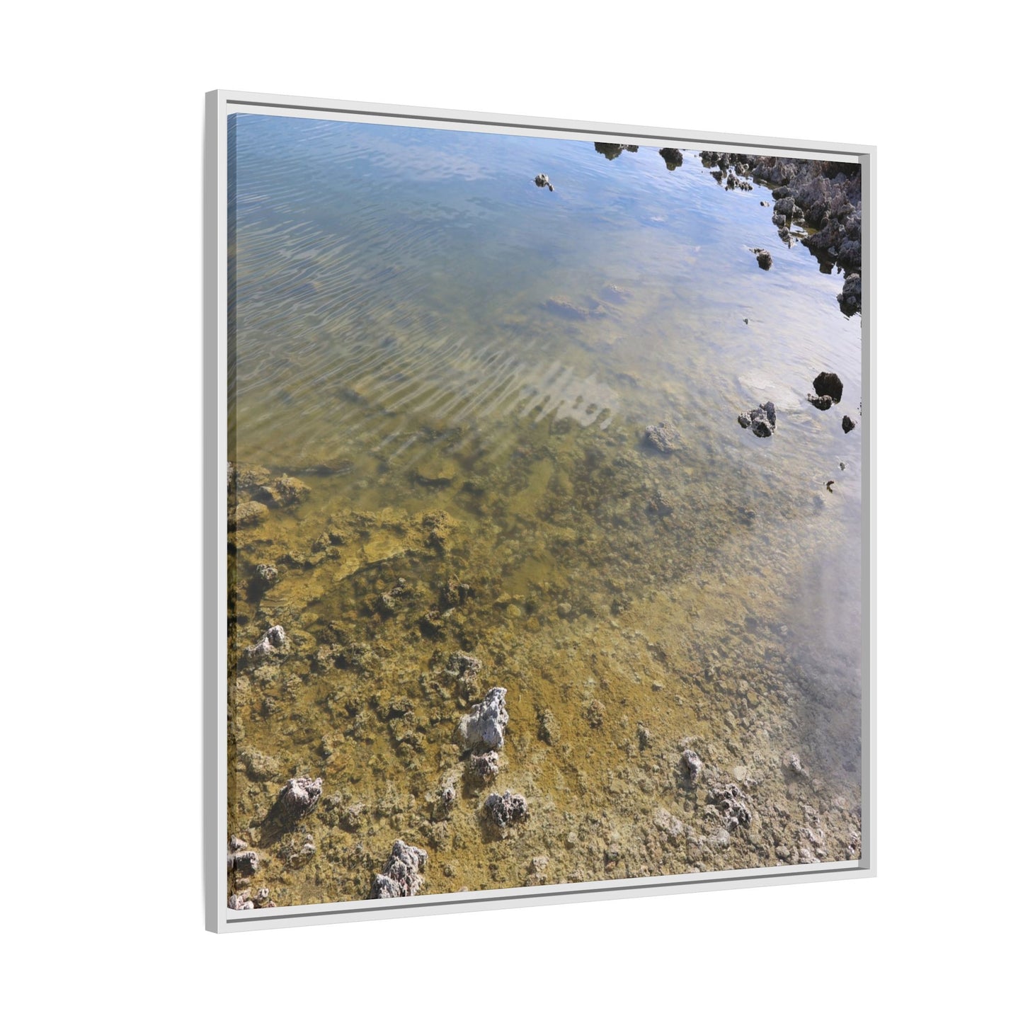 Ripples of Stone - Unique Stretched Canvas Wall Art