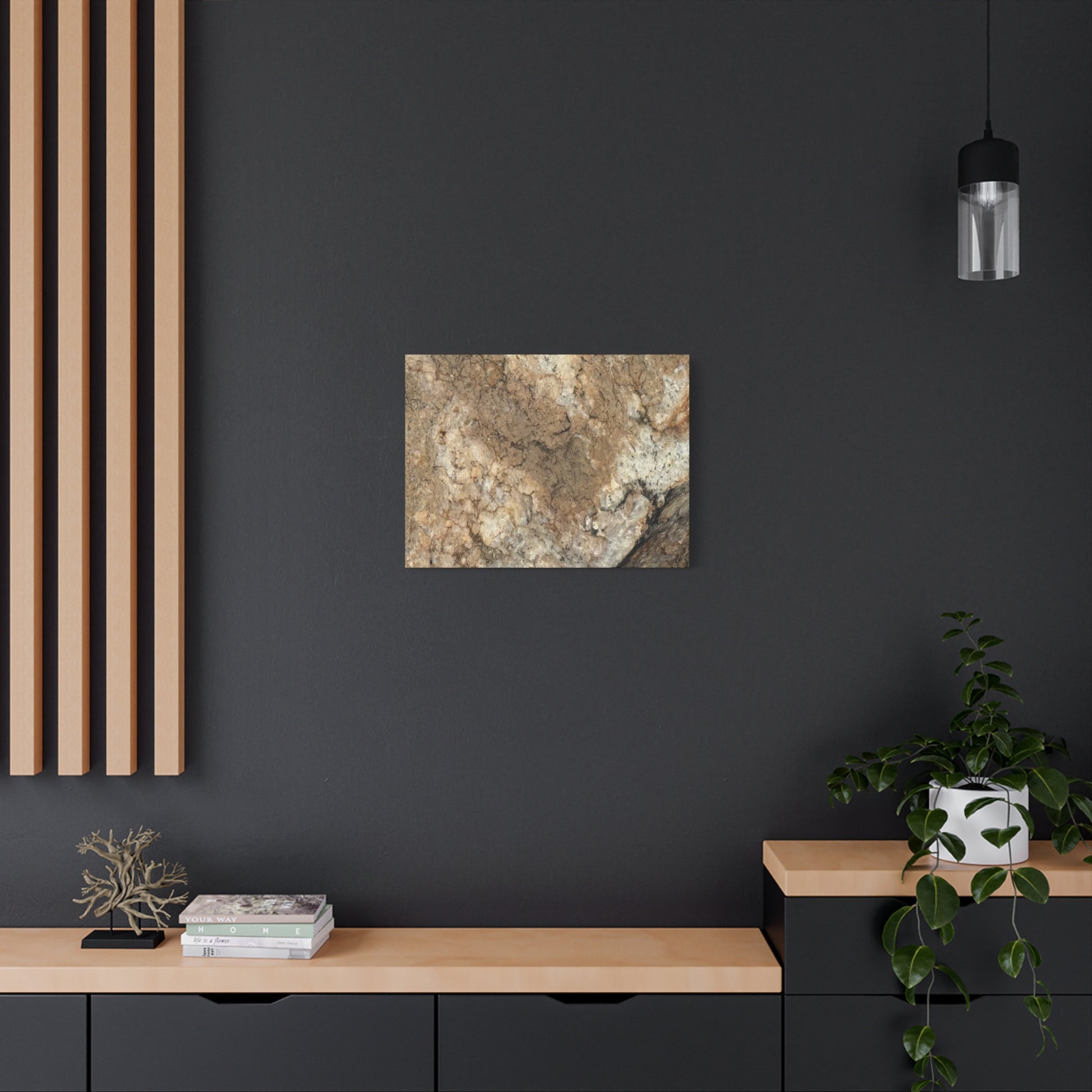 Desert Terrain - Unique Frameless Canvas Wall Art - Art By Earth