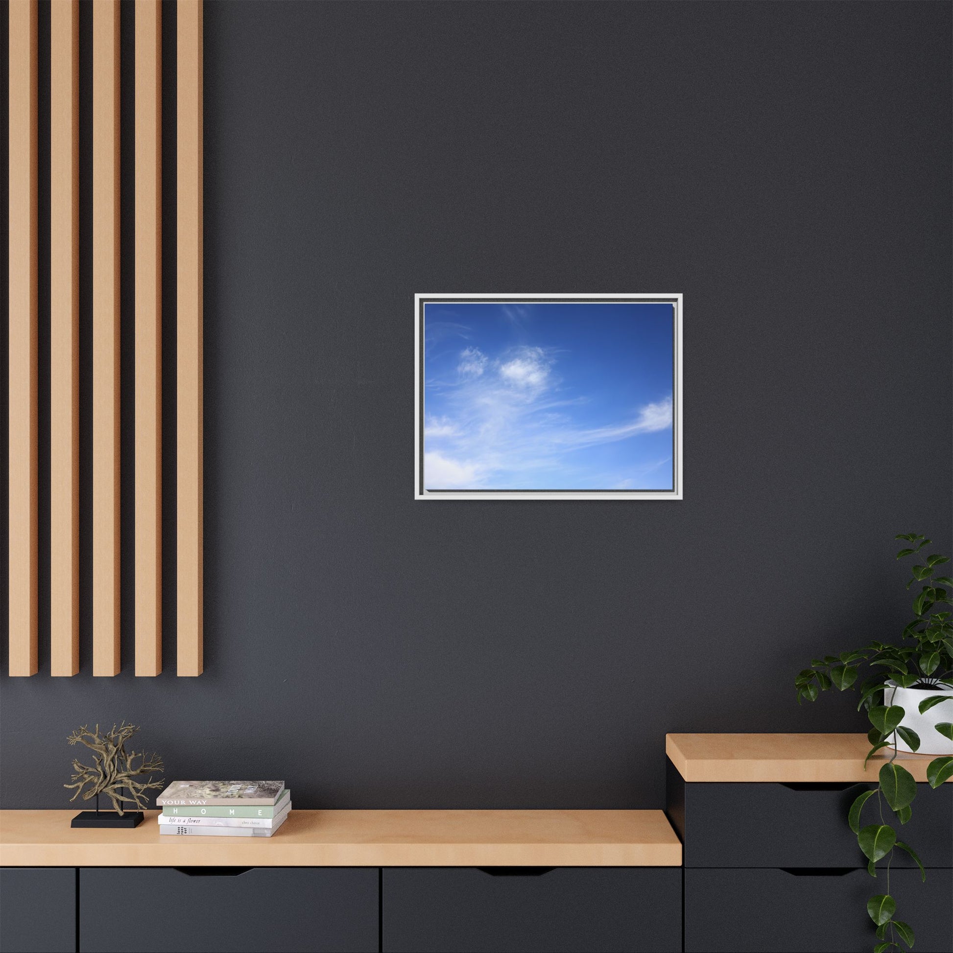 Blue Serenity - Unique Stretched Canvas Wall Art - Art By Earth