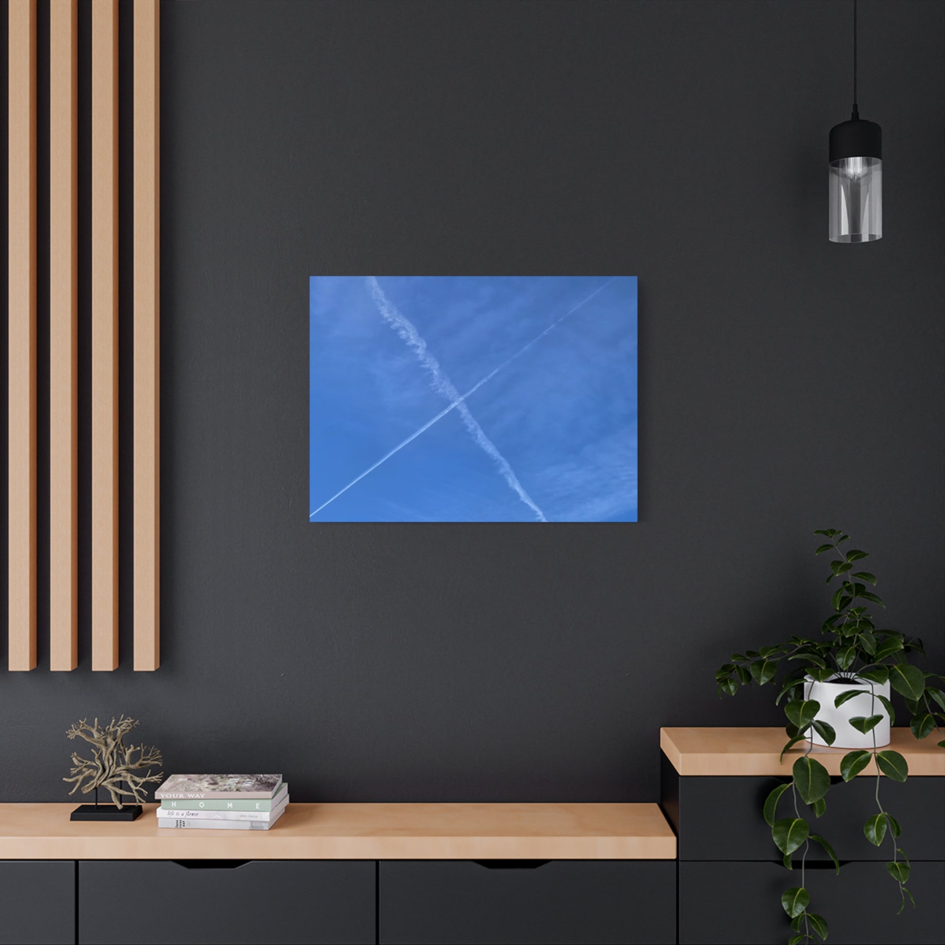 Crossing Paths - Unique Frameless Canvas Wall Art - Art By Earth