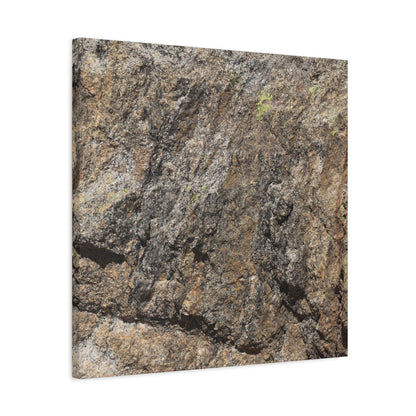 Weathered Stone Secrets - Unique Frameless Canvas Wall Art - Art By Earth